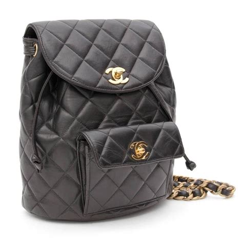 chanel leather backpack 2015|authentic Chanel backpack.